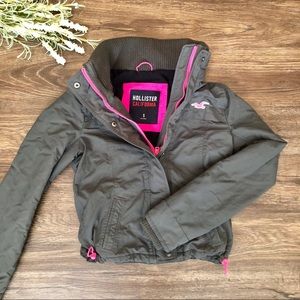 Hollister Women’s Heather Grey Winter Jacket